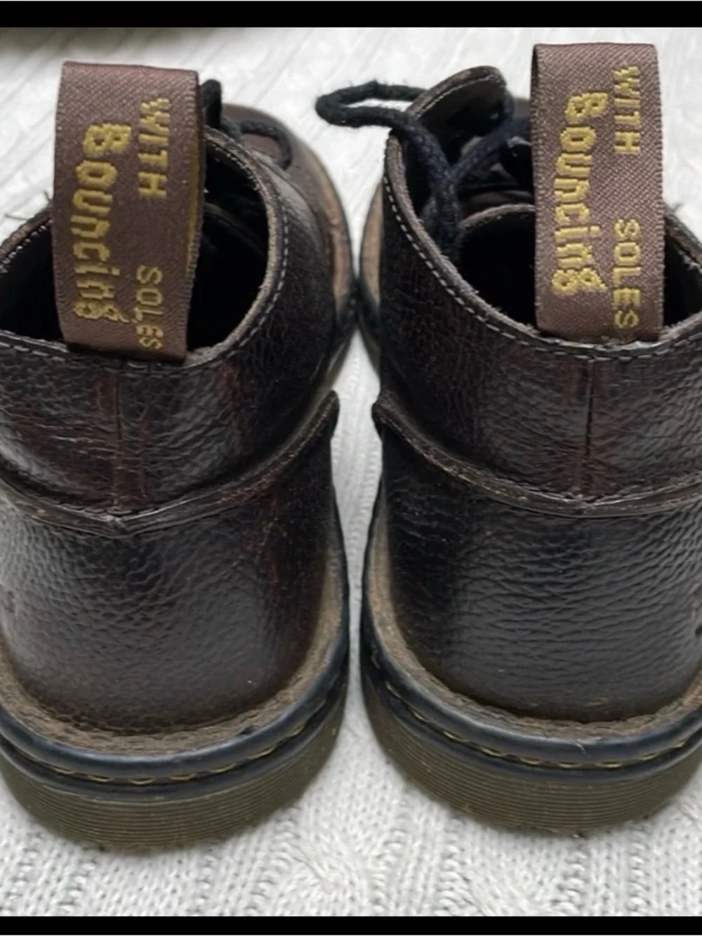 Dr. Martens Air Wair with Soles Bouncing sz 10 Sussex Chukka boots Brown Leather